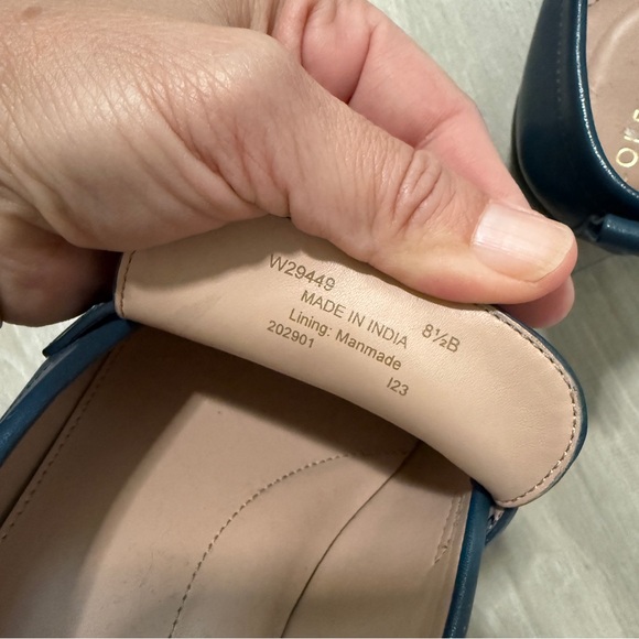 Cole Haan Stassi Penny Loafer Women's Slip On Sz 8.5 B Navy - Picture 5 of 7